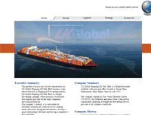 Tablet Screenshot of lkglobal-shipping.com